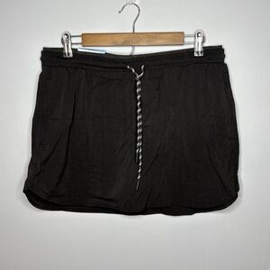 Member's Mark Woven Trek Size L black Skort Brand New With Tags